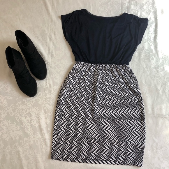 en focus studio navy blue dress